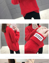 Load image into Gallery viewer, New-coming Autumn Winter V neck Pullovers Sweaters Primer shirt long sleeve Short Korean Slim-fit tight sweater