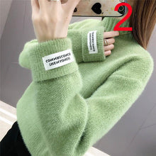 Load image into Gallery viewer, New-coming Autumn Winter O neck Pullovers Sweaters Primer shirt long sleeve Short Korean Slim-fit tight sweater