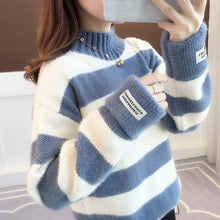 Load image into Gallery viewer, New-coming Autumn Winter O neck Pullovers Sweaters Primer shirt long sleeve Short Korean Slim-fit tight sweater