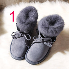 Load image into Gallery viewer, Winter Super Winter Leather Comfortable Snow shoes Women Fashion Shoes