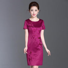 Load image into Gallery viewer, Bonjean Women Casual Polka Long Party Dresses Sexy O Neck Dress