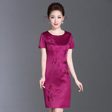 Load image into Gallery viewer, Bonjean Women Casual Polka Long Party Dresses Sexy O Neck Dress