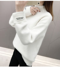 Load image into Gallery viewer, New-coming Autumn Winter O neck Pullovers Sweaters Primer shirt long sleeve Short Korean Slim-fit tight sweater