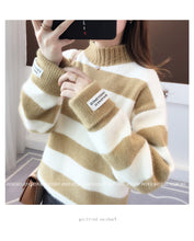 Load image into Gallery viewer, New-coming Autumn Winter O neck Pullovers Sweaters Primer shirt long sleeve Short Korean Slim-fit tight sweater