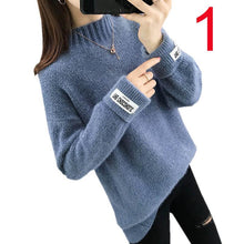 Load image into Gallery viewer, New-coming Autumn Winter O neck Pullovers Sweaters Primer shirt long sleeve Short Korean Slim-fit tight sweater