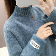 Load image into Gallery viewer, New-coming Autumn Winter O neck Pullovers Sweaters Primer shirt long sleeve Short Korean Slim-fit tight sweater