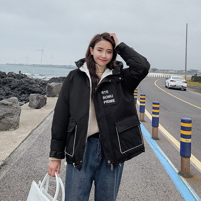 New Parkas Female Winter Coat Thickening Cotton Winter Jacket Fashion Womens Outwear Parkas for Women Winter