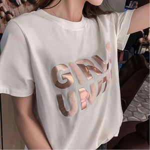 Fashion New Women T Shirt Cotton Tshirts for Women Clothing