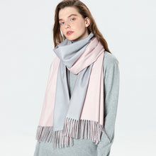 Load image into Gallery viewer, Women Peach wool Scarf Summer Thin Long Soft Wrap Ladies Elegant Floral Shawl Breathable Chiffon Scarves