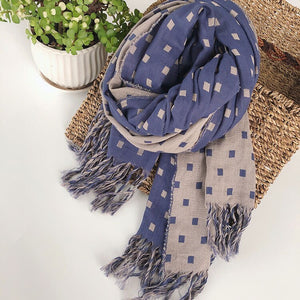 Women Peach wool Scarf Summer Thin Long Soft Wrap Ladies Elegant Floral Shawl Breathable Chiffon Scarves