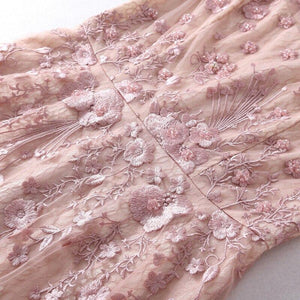 Bonjean Summer Women Lace Long Vintage Party Dresses Sexy Women Dress