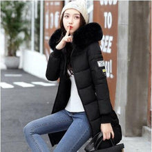 Load image into Gallery viewer, New Parkas Female Winter Coat Thickening Cotton Winter Jacket Fashion Womens Outwear Parkas for Women Winter