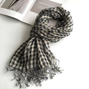 Women Peach wool Scarf Summer Thin Long Soft Wrap Ladies Elegant Floral Shawl Breathable Chiffon Scarves