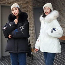 Load image into Gallery viewer, New Parkas Female Winter Coat Thickening Cotton Winter Jacket Fashion Womens Outwear Parkas for Women Winter