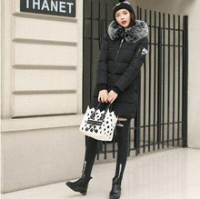 Load image into Gallery viewer, New Parkas Female Winter Coat Thickening Cotton Winter Jacket Fashion Womens Outwear Parkas for Women Winter