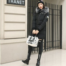 Load image into Gallery viewer, New Parkas Female Winter Coat Thickening Cotton Winter Jacket Fashion Womens Outwear Parkas for Women Winter