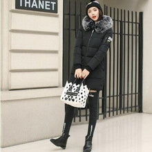 Load image into Gallery viewer, New Parkas Female Winter Coat Thickening Cotton Winter Jacket Fashion Womens Outwear Parkas for Women Winter