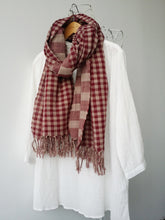 Load image into Gallery viewer, Women Peach wool Scarf Summer Thin Long Soft Wrap Ladies Elegant Floral Shawl Breathable Chiffon Scarves