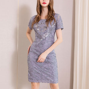 Bonjean Summer Women Lace Long Vintage Party Dresses Sexy Women Dress