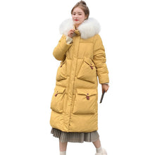 Load image into Gallery viewer, New Parkas Female Winter Coat Thickening Cotton Winter Jacket Fashion Womens Outwear Parkas for Women Winter