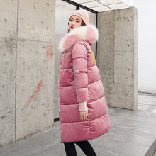 Load image into Gallery viewer, New Parkas Female Winter Coat Thickening Cotton Winter Jacket Fashion Womens Outwear Parkas for Women Winter