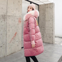 Load image into Gallery viewer, New Parkas Female Winter Coat Thickening Cotton Winter Jacket Fashion Womens Outwear Parkas for Women Winter