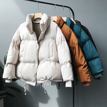 Load image into Gallery viewer, New Parkas Female Winter Coat Thickening Cotton Winter Jacket Fashion Womens Outwear Parkas for Women Winter