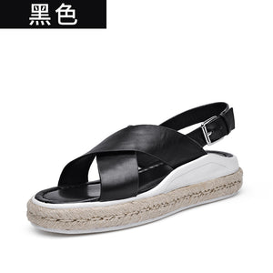 Summer Super Simple Comfortable Sandals Heightened Wedges Sandal