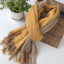Load image into Gallery viewer, Women Peach wool Scarf Summer Thin Long Soft Wrap Ladies Elegant Floral Shawl Breathable Chiffon Scarves