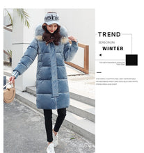 Load image into Gallery viewer, New Parkas Female Winter Coat Thickening Cotton Winter Jacket Fashion Womens Outwear Parkas for Women Winter