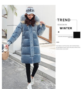 New Parkas Female Winter Coat Thickening Cotton Winter Jacket Fashion Womens Outwear Parkas for Women Winter