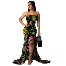 Load image into Gallery viewer, Bonjean Summer Women Lace Long Vintage Party Dresses Sexy Women Dress