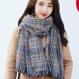 Women Peach wool Scarf Summer Thin Long Soft Wrap Ladies Elegant Floral Shawl Breathable Chiffon Scarves