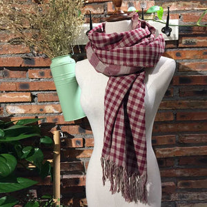 Women Peach wool Scarf Summer Thin Long Soft Wrap Ladies Elegant Floral Shawl Breathable Chiffon Scarves