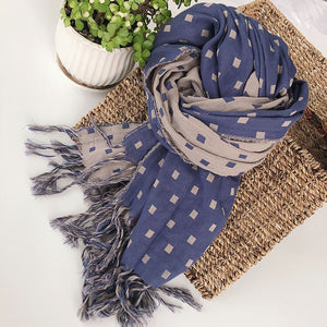 Women Peach wool Scarf Summer Thin Long Soft Wrap Ladies Elegant Floral Shawl Breathable Chiffon Scarves