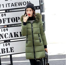 Load image into Gallery viewer, New Parkas Female Winter Coat Thickening Cotton Winter Jacket Fashion Womens Outwear Parkas for Women Winter