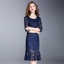 Load image into Gallery viewer, Bonjean Summer Women Lace Long Party Dresses Sexy Women Dress
