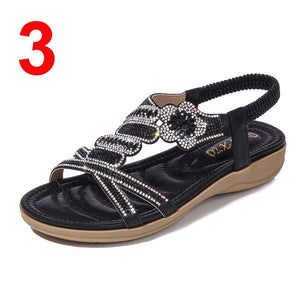 Summer Super Simple Comfortable Sandals Heightened Wedges Sandalias