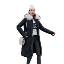Load image into Gallery viewer, New Parkas Female Winter Coat Thickening Cotton Winter Jacket Fashion Womens Outwear Parkas for Women Winter