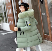 Load image into Gallery viewer, New Parkas Female Winter Coat Thickening Cotton Winter Jacket Fashion Womens Outwear Parkas for Women Winter