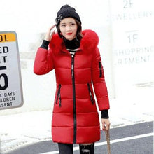 Load image into Gallery viewer, New Parkas Female Winter Coat Thickening Cotton Winter Jacket Fashion Womens Outwear Parkas for Women Winter