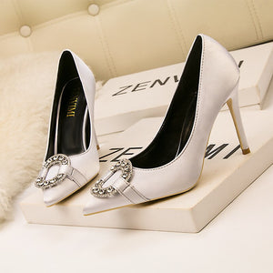 Fashion Summer Super Luxury Fashion high heeled shoes Women Shoes