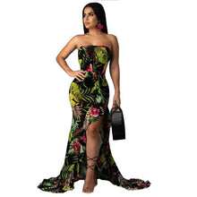 Load image into Gallery viewer, Bonjean Summer Women Lace Long Vintage Party Dresses Sexy Women Dress