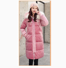 Load image into Gallery viewer, New Parkas Female Winter Coat Thickening Cotton Winter Jacket Fashion Womens Outwear Parkas for Women Winter
