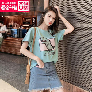 Fashion New Women T Shirt Cotton Tshirts for Women Clothing