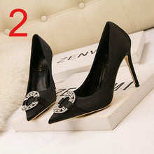 Load image into Gallery viewer, Fashion Summer Super Luxury Fashion high heeled shoes Women Shoes