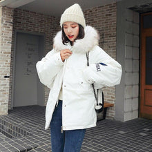 Load image into Gallery viewer, New Parkas Female Winter Coat Thickening Cotton Winter Jacket Fashion Womens Outwear Parkas for Women Winter