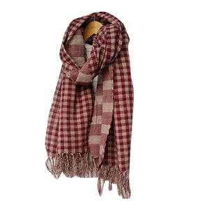 Women Peach wool Scarf Summer Thin Long Soft Wrap Ladies Elegant Floral Shawl Breathable Chiffon Scarves
