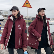 Load image into Gallery viewer, New Parkas Female Winter Coat Thickening Cotton Winter Jacket Fashion Womens Outwear Parkas for Women Winter