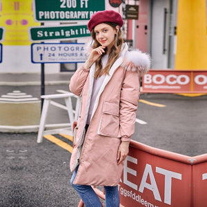 New Parkas Female Winter Coat Thickening Cotton Winter Jacket Fashion Womens Outwear Parkas